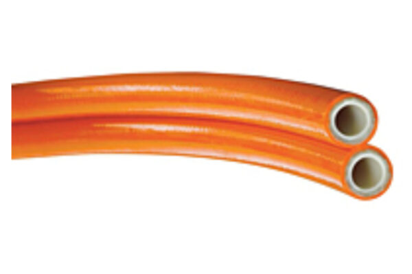 Orange Piranha Flex 100R7 Twin Line Hydraulic Hose