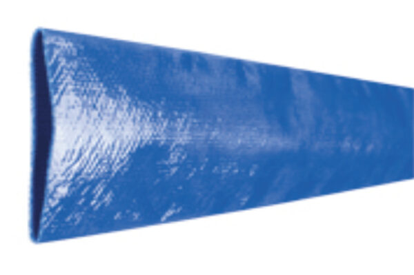 Blue PVC Layflat Discharge Hose
