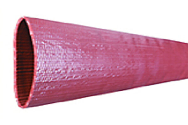 Red PVC Layflat Discharge Hose