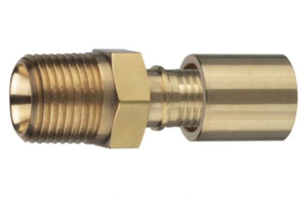 2 Piece Hex Male NPT Fitting for PTFE Hose