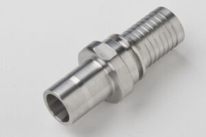 SS 316 Grooved Tube Adapter For Convoluted Hose