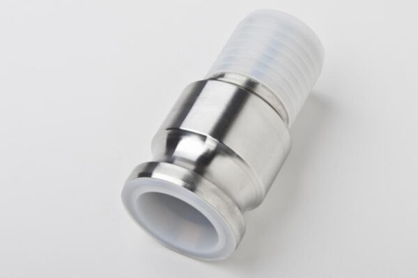 SS 316 PTFE Lined Part E Camlock For Convoluted Hose