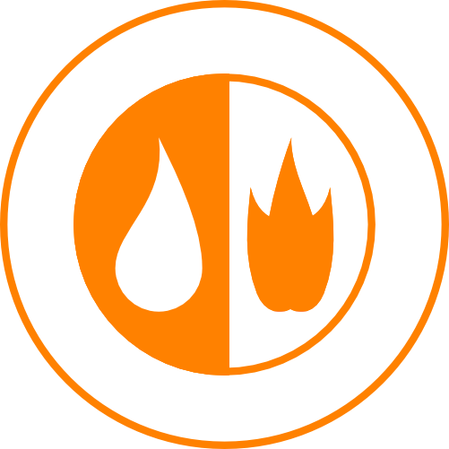 Water and Fire Icon